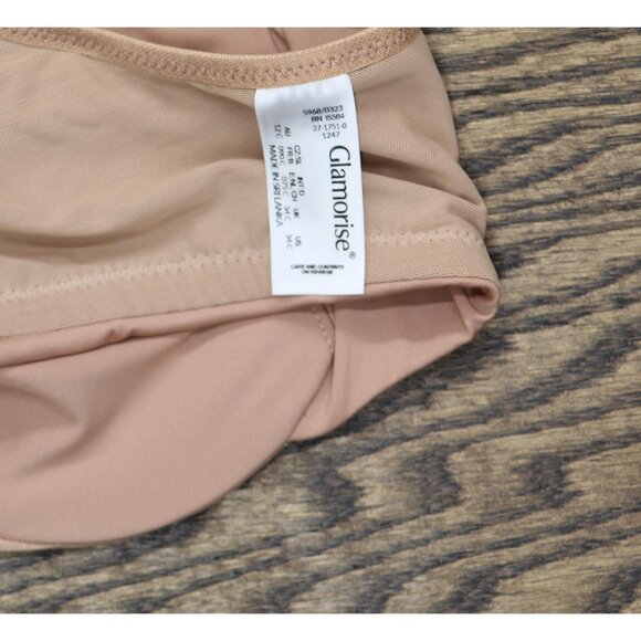 NEW Glamorise Size Front-Closure Smoothing Wonderwire Bra Cappuccino Brown 34C - Picture 12 of 12